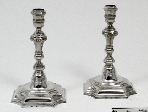 Pair of Fine German Silver Candle-Sticks │Helga Matzke